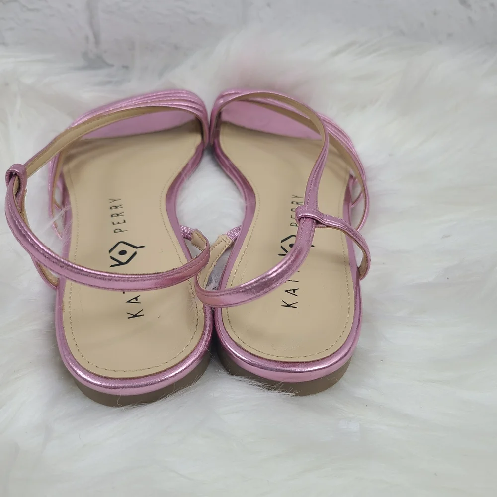 Katy Metallic Strappy Perry Sandals - Picture 6 of 9